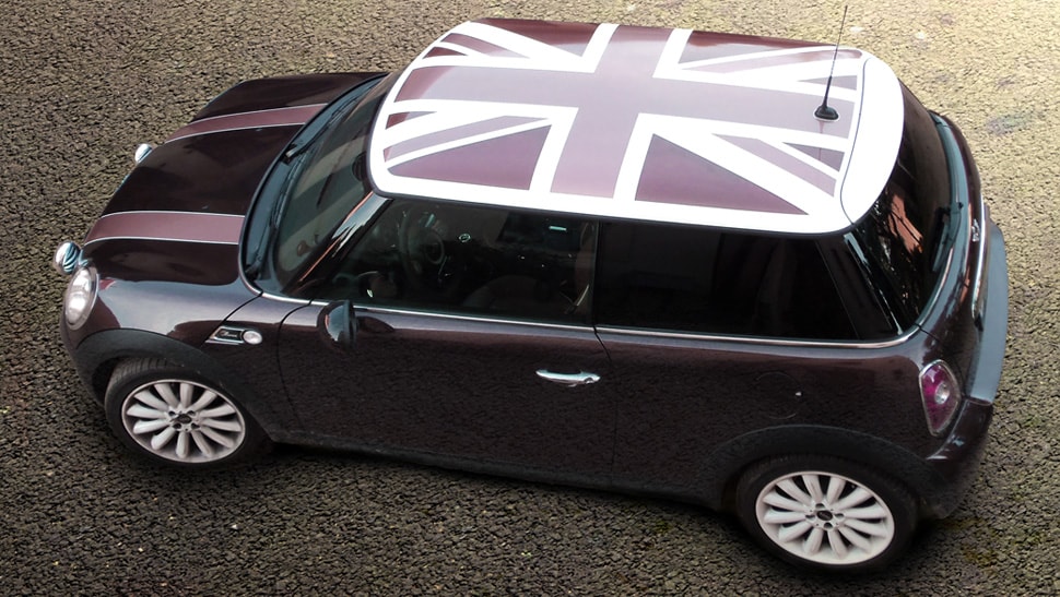 Mini Cooper British Flag